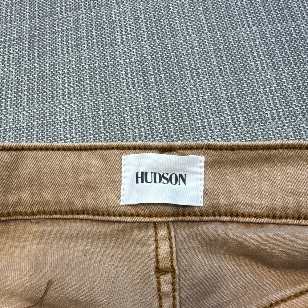 Hudson Jolene Wide Leg High Rise Jeans Pants size 31 Vintage Khaki Tan - Picture 3 of 12